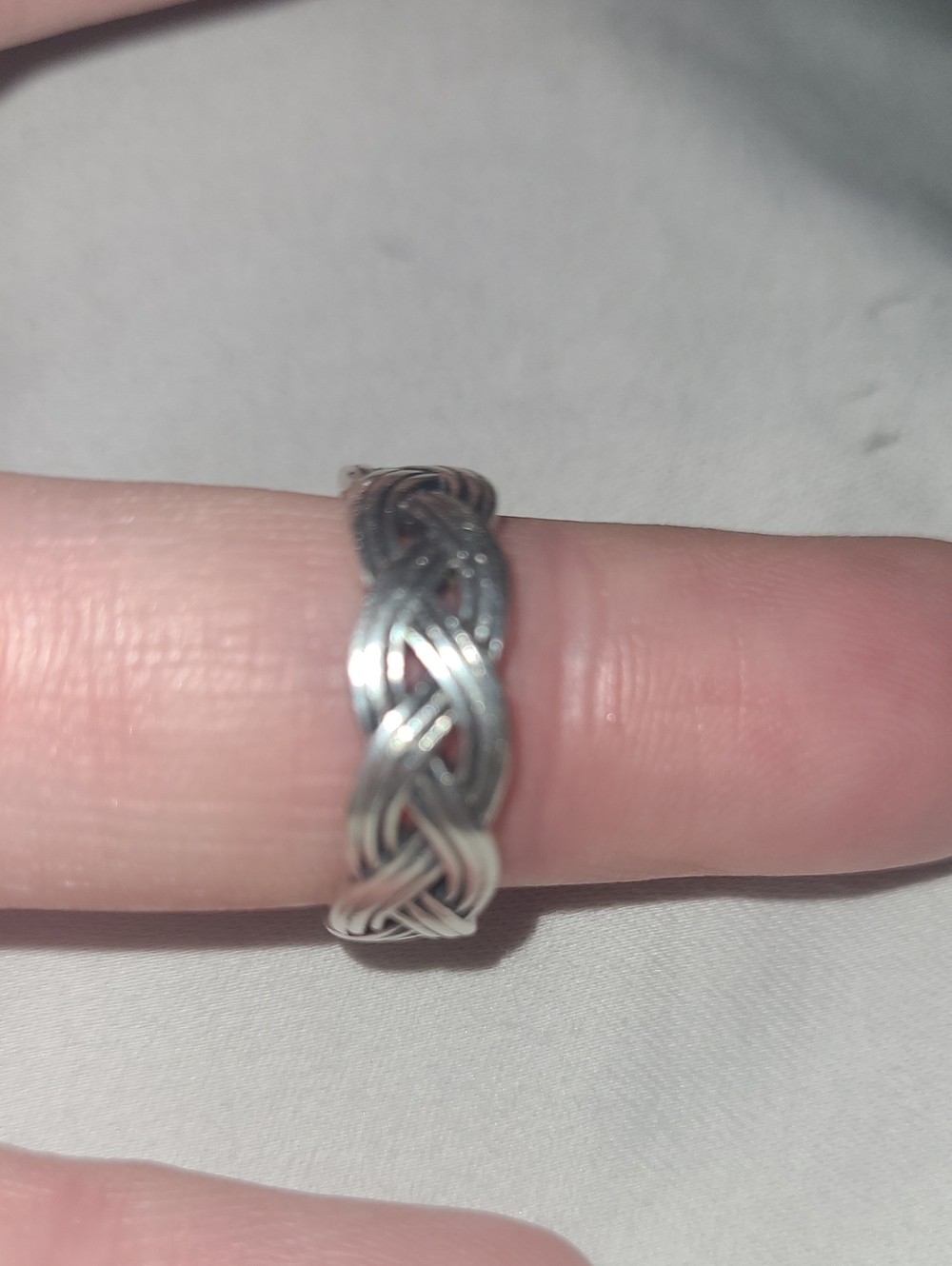 Retired James Avery Braided Knot Ring Size 8